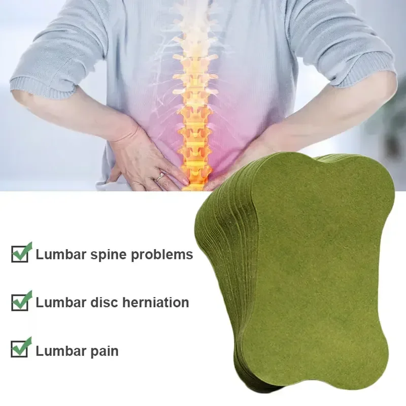 32/40/48pcs Back Patches Lumbar Spine Herbal Stickers Hot Self-Heating Wormwood Patch B0055