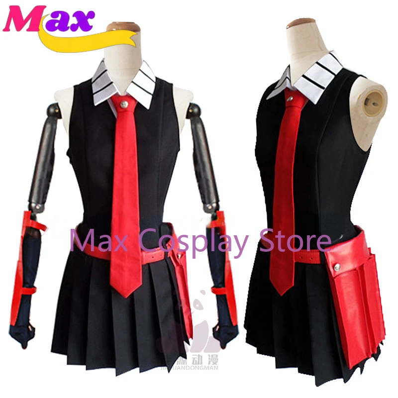 

Max High Quality Anime Akame Men Women Cool Suit Uniform Cosplay Halloween Costume Dress+Shirt+Tie Accessories Sets SZ