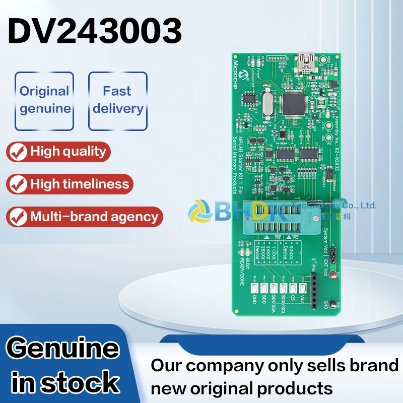 For DV243003 MPLAB Starter Kit For Serial Memory Products Microchip Serial EEPROM Evaluation Programmer Kit