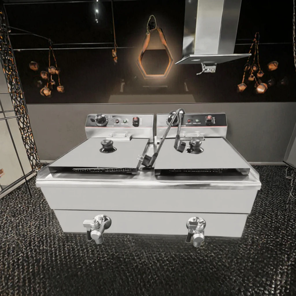Ticari Elektrikli Çift Derin F - Electric Fryer Commercial 20L incelemesi ve fiyatı