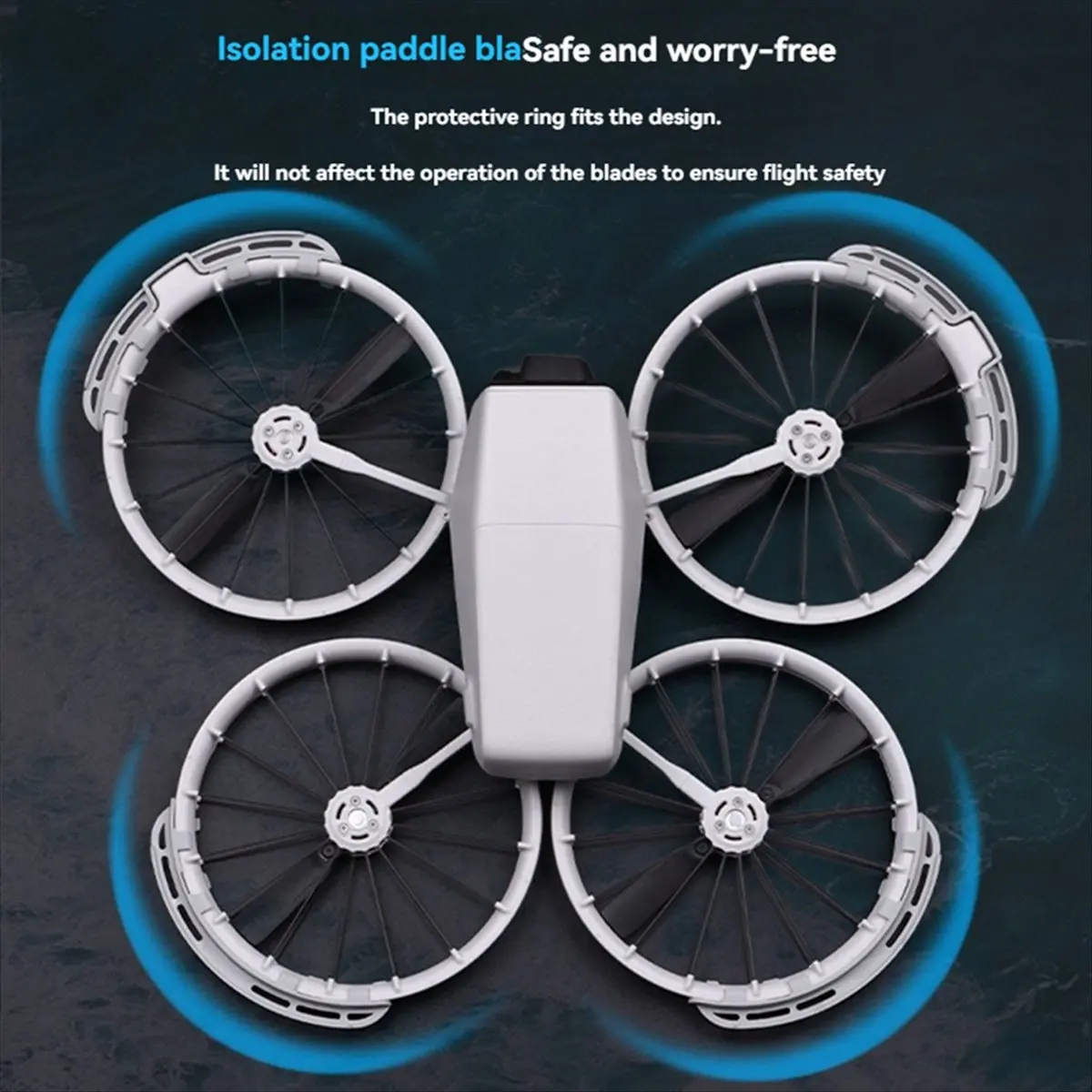 Propeller Guard for Flip Anti Collision Ring Propeller Blades Protective Cover Drone Guards Accessories