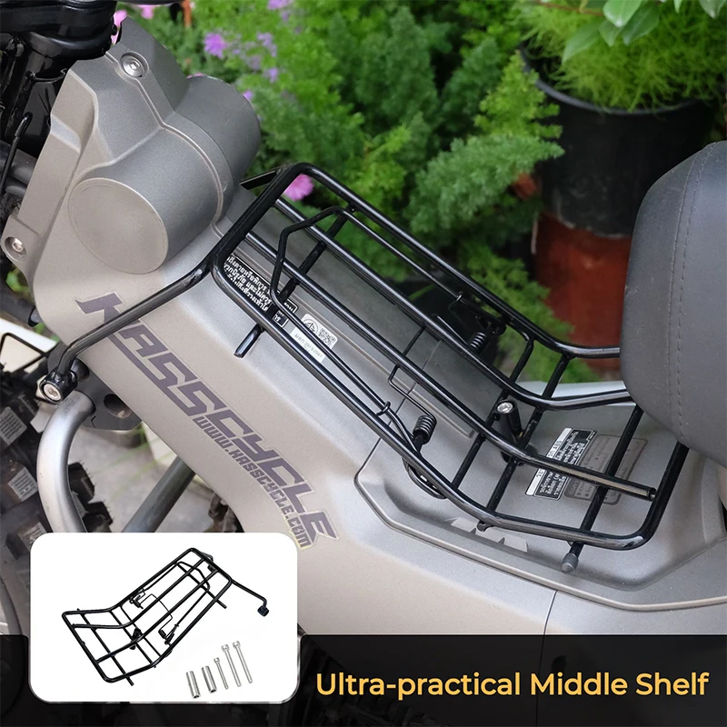 

CT125 Spring Middle Shelf Motorcycle Luggage Rack For Honda CT125 Hunter Cub Center Carrier Rack Luggage Rack JA55 JA65