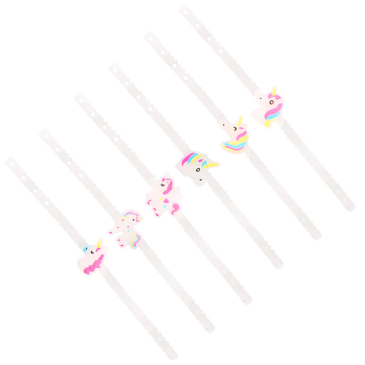 กำไลเรืองแสงยูนิคอร์นซิลิโคน 12 ชิ้น สำหรับงานปาร์ตี้เด็ก ของขวัญสร้างสรรค์ ไฟกลางคืน ของขวัญวันเกิด