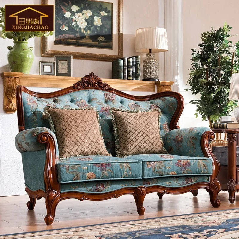 High Back Wood Sofa Unique Designer Square Small Nordic Chaise Sofa Couches European Muebles Para Salas Modernos Home Furniture