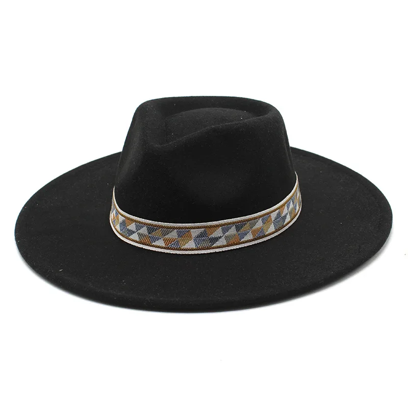 Sombrero de copa británico para hombre y mujer, sombrero de jazz de Panamá, fedora de lujo, elegante, nuevo, 2023