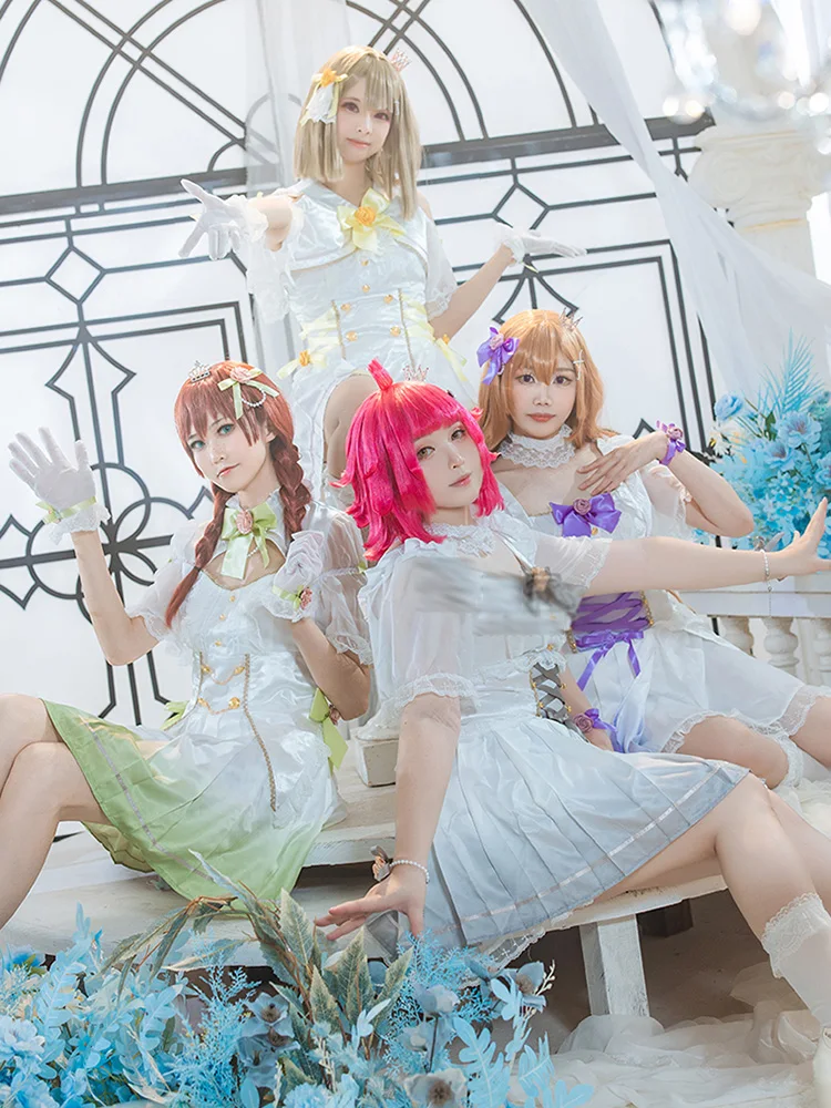 Lovelive Nijigasaki 5e Cosplay Alle Leden Eeuwig Moment Schattig Idool Podium Zingende Uniform Kostuum A