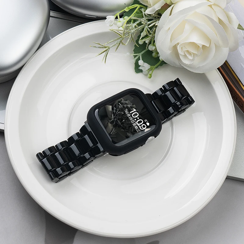 Transparentes Armband für Apple Watch 44mm 45 46 49 38 40 41 42mm Buntes Armband für iWatch Series 12 11 10 9 8 7 6 5 4 SE – Detail 18