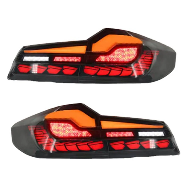 

Pair of Car Tail Light Assembly for BMW 5 Series G30 17-19 G38 20-22 LED Brake Signal Light Tuning Parts Car Rear Lamp System