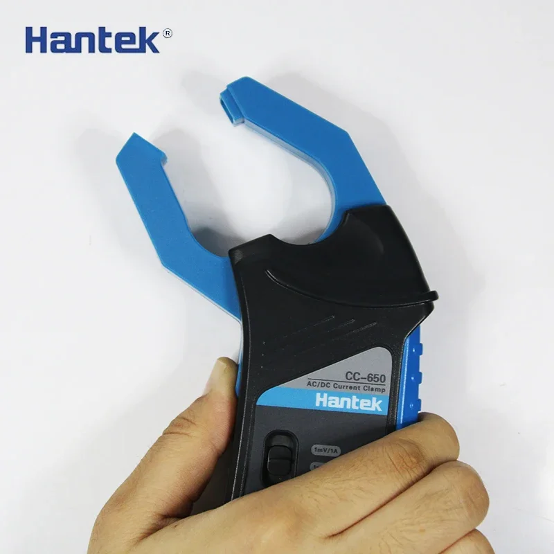 Hantek Oscilloscope AC/DC Current Clamp Probe CC-65 CC-650 20KHz/400Hz Bandwidth 1mV/10mA 65A/650A With BNC Plug CC65 CC650