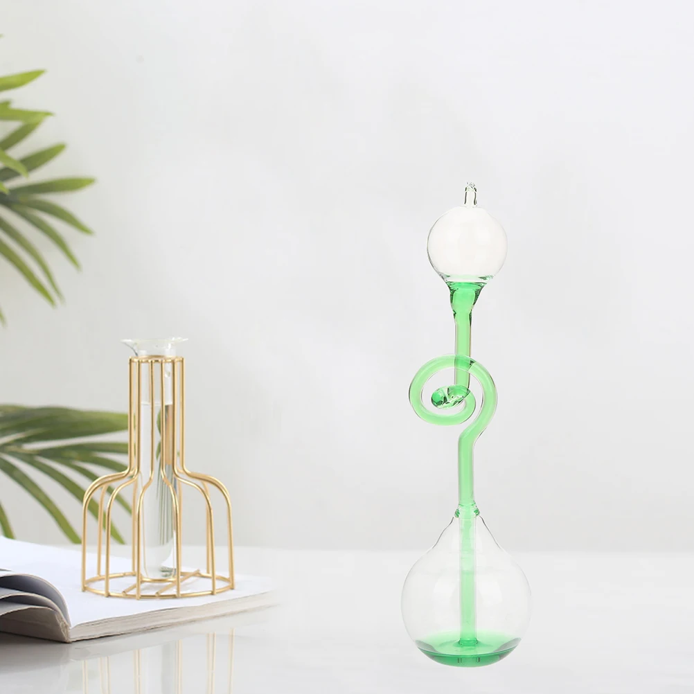 

2pcs Heart Shape Hand Boiler Spiral Glass Hourglass Timer Science Experiment Tool Creative Decorative Ornament Unique Heat