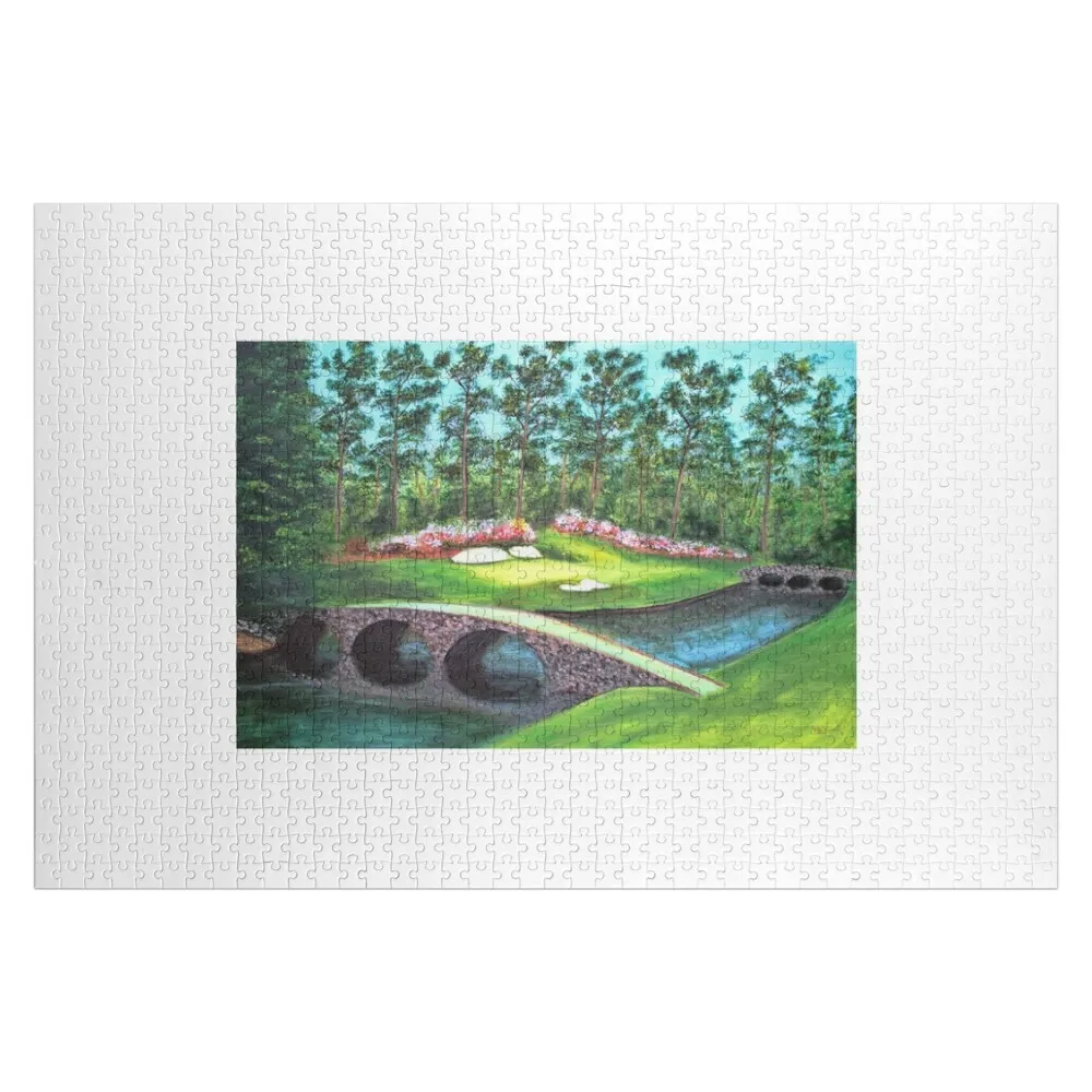 12 Hole Augusta National Jigsaw Puzzle Personalised Jigsaw Custom Wooden Name Personalized Gift Custom Puzzle