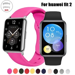 Silicone strap For Huawei Watch FIT 2 classic band smart watch wristband Sport Breathable bracelet correas 20mm Belt Accessories