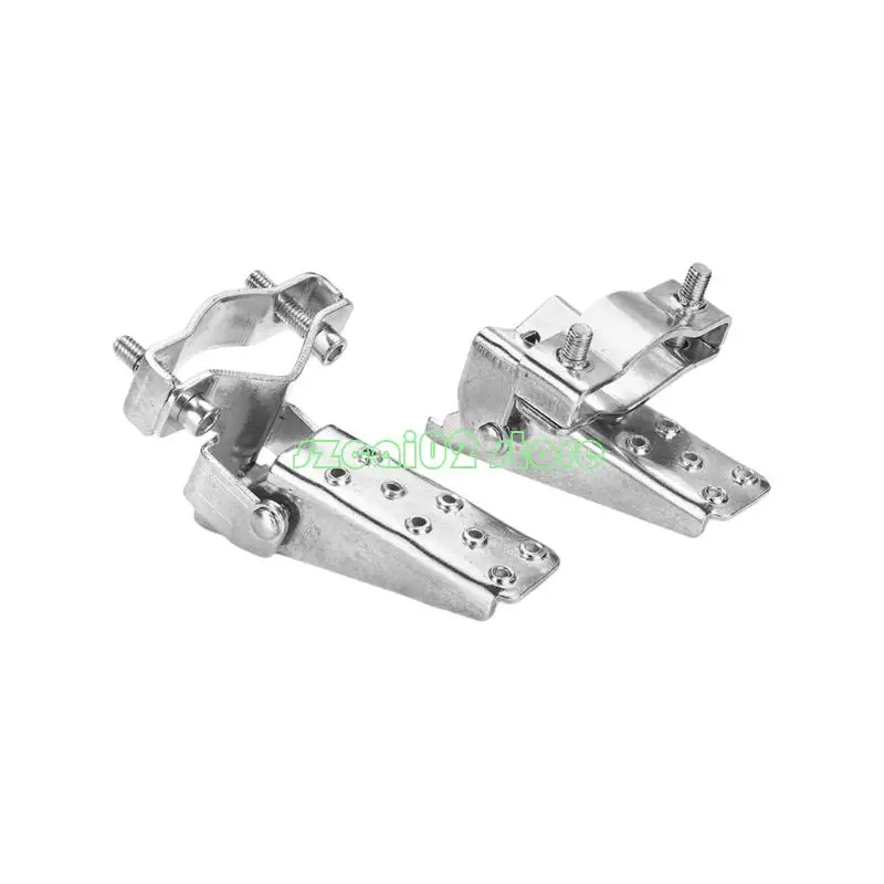 400B Motorcycle Footpegs Strong Steel Construction Clamp On Foldable Foot Pedals