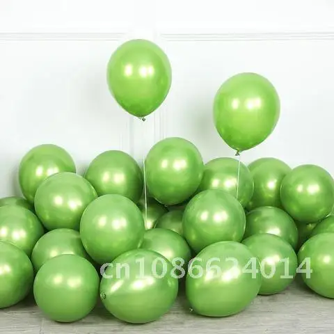 20pcs 12inch Metallic Rose Gold New Color Lilac Purple Chrome Light Green Latex Globos for Wedding Birthday Party decor