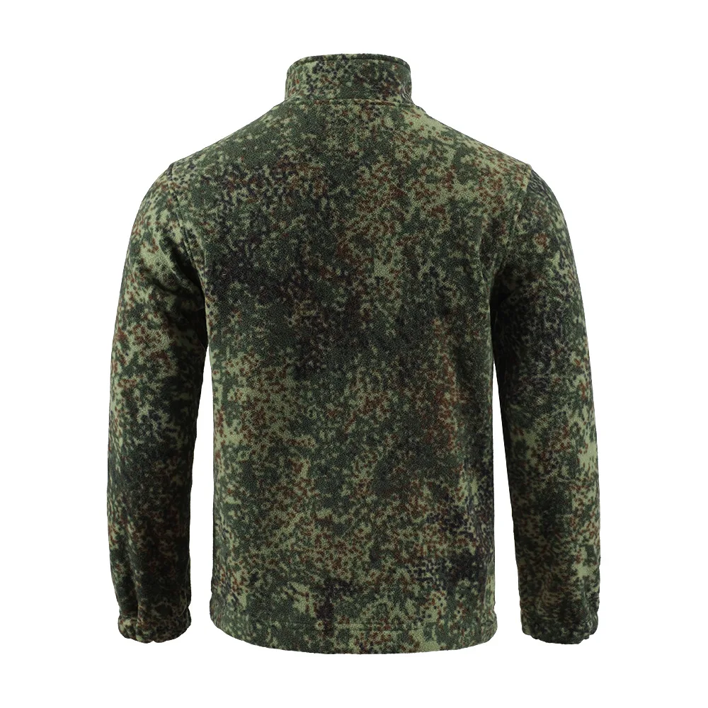 Outdoor Camouflage Fleece Jacket Double-Sided Shake Fleece Cardigan Tactical Jacket Warm Mountaineering Suit 109 S3c74e93c28e64af3bb5e305e0216fd6eG