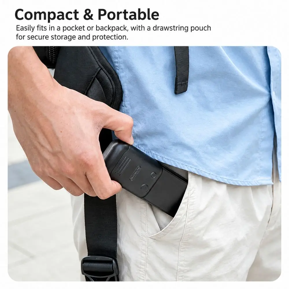 Sliding Remote Control Protective Case Plastic Shockproof FrameTap Case Portable Snap-On Viewfinder Cover for Osmo Pocket 4P