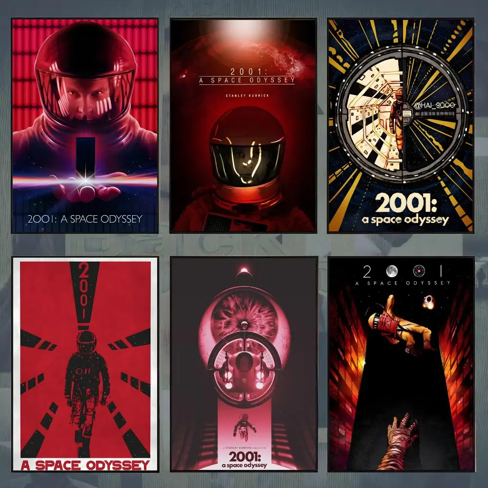 Movie 2001 A Space O-Odyssey Poster Room Decor Home Wall Art Printing Waterproof Garage Bed Room Posters Gift