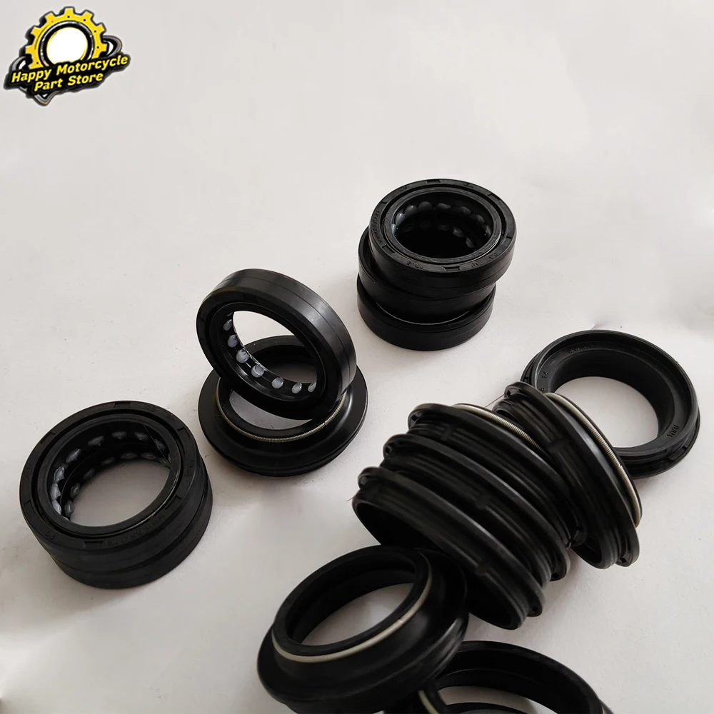 

33x46x10.8 Front Fork Damper Oil Seal & Dust Cover For SUZUKI RM80 RM80X RM125 RM125M RM 80 125 51153-02B00 GN250 GN250F GN 250