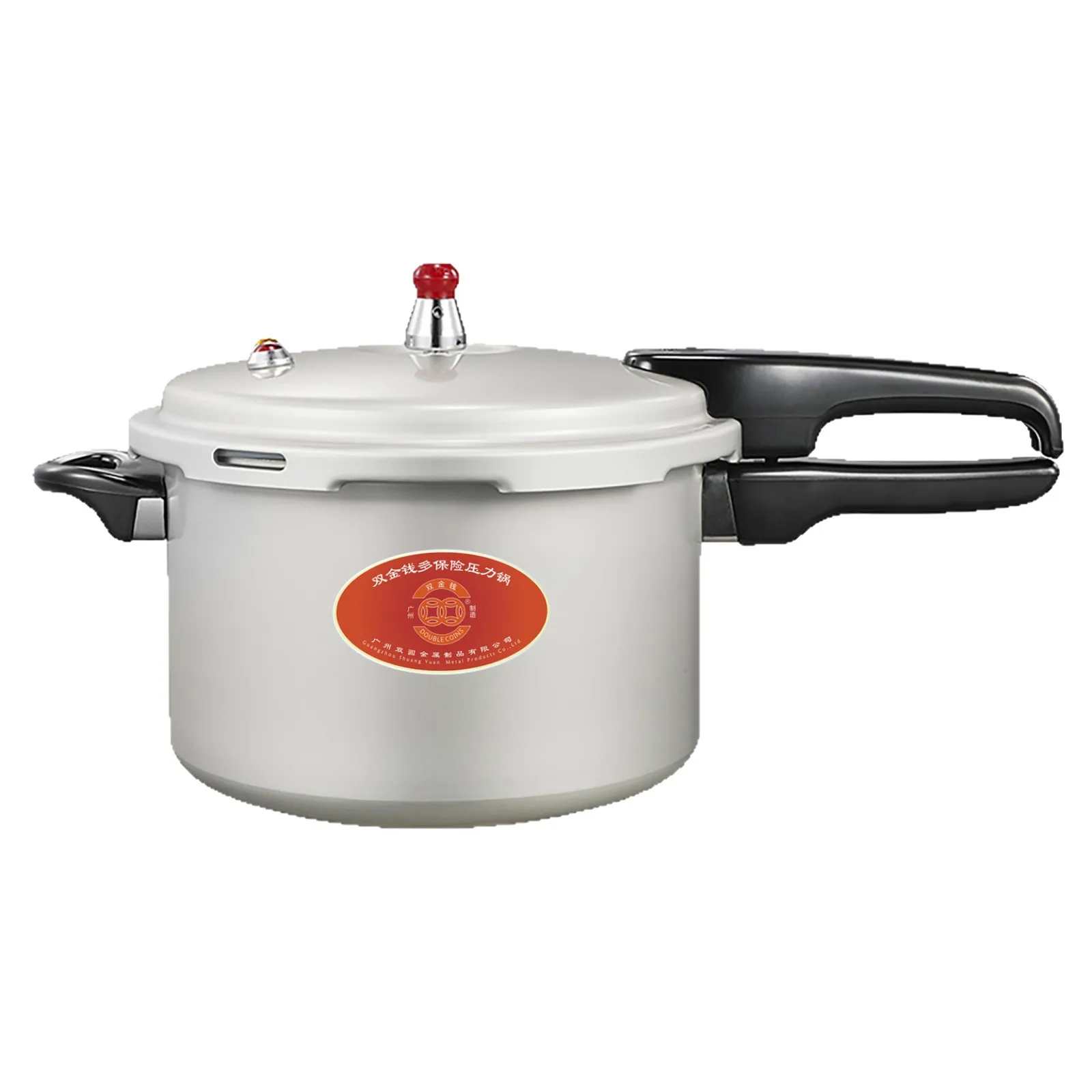 Aluminum Alloy Straight Type Pressure Cooker Home Commercial Gas Induction Cooker Compatible Explosion Proof Lightweight
