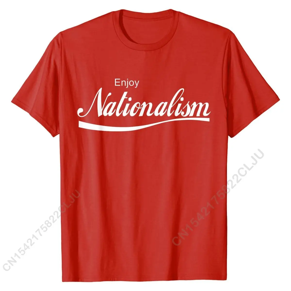 Enjoy Nationalism Nationalist T-Shirt Funny Slim Fit Tshirts Cotton Male Tops Shirt Slim Fit