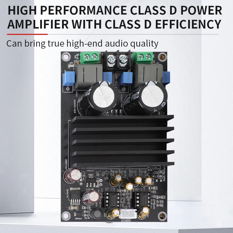 SOTAMIA TPA3251 HIFI Stereo Audio Amplifier 2.0 Channel Sound Amplifier Power Amplifier Board Home Audio Amplifier 300Wx2