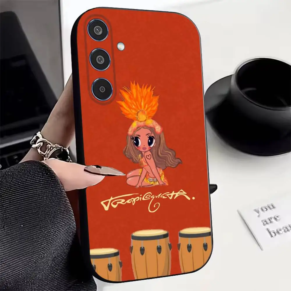 Karol G has a beautiful voice For Samsung Phone Case, Non-slip & Shockproof  A22 A21 A20 Ultra A70 A71 A73 A72