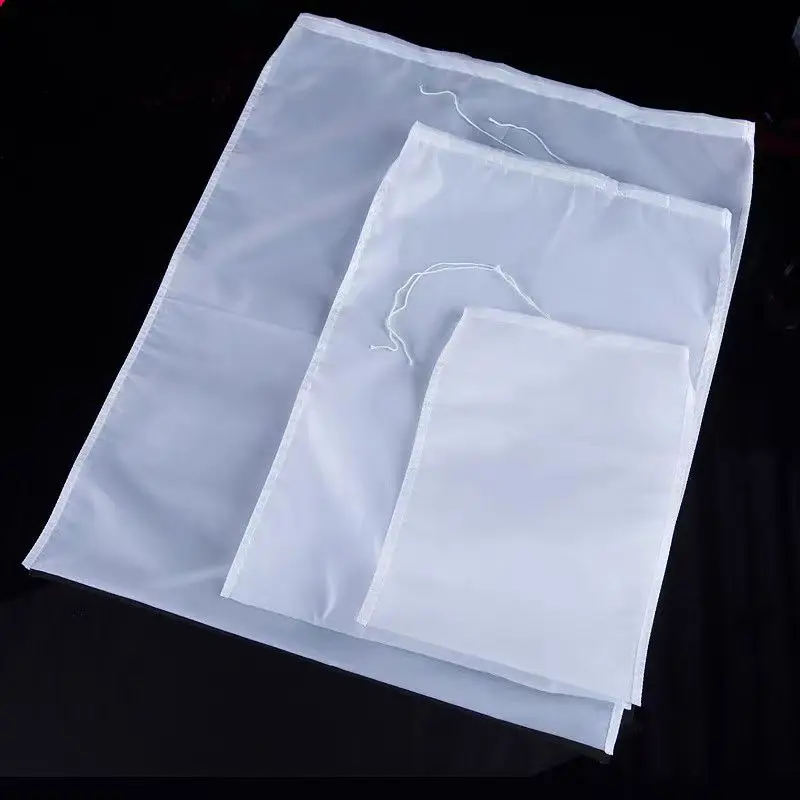 5/10Pcs 200Mesh Filter Net Bag Acquarium Bio Ball Carbon Media Isolation Bags Food Filter Strainers Mesh Kitchen Strainer Bags view 3