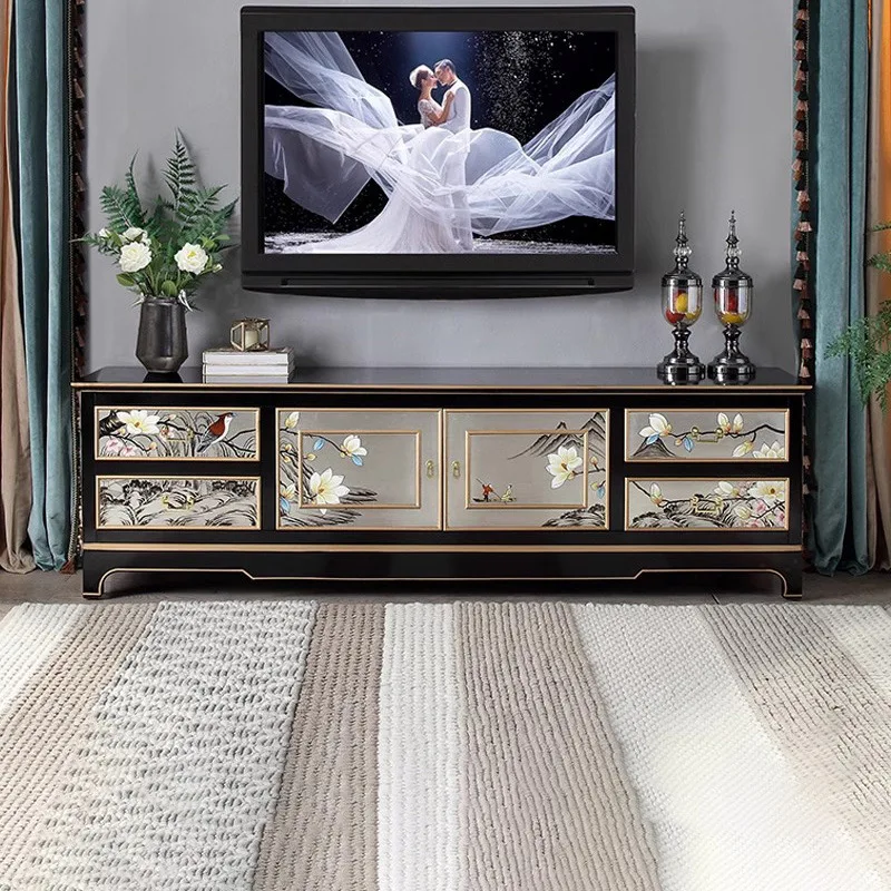 Big Size Interior Tv Stands Fashion Simple Vintage Professional Decoration Tv Table Rectangle Archivadores Room Decorations