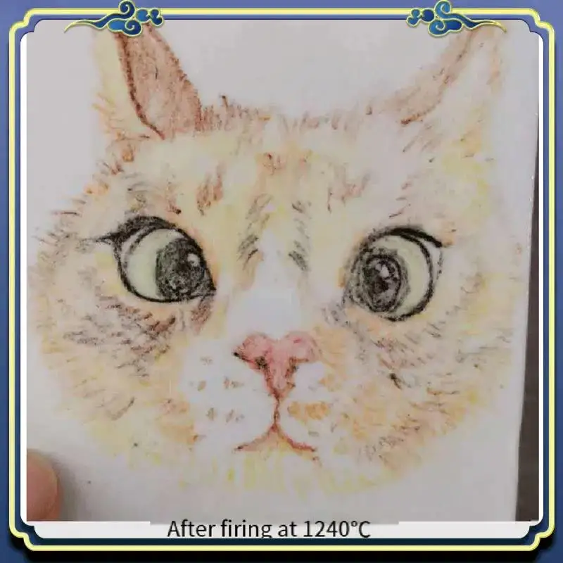 

Портативные 4 шт. карандаши под глазурью, подглазурные карандаши для керамики, подглазурный карандаш, прецизионный подглазурный карандаш для Поттера