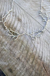 antler Branches Necklace Witch Fantasy Forest Jewelry silver plated Gothic Statement Wedding Magic Wiccan Fashion gift women