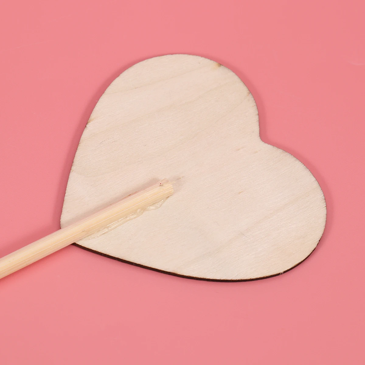 

10 Pcs Wooden Message Clip Heart Blackboard Mini Cute with Base Party Bamboo Pupils