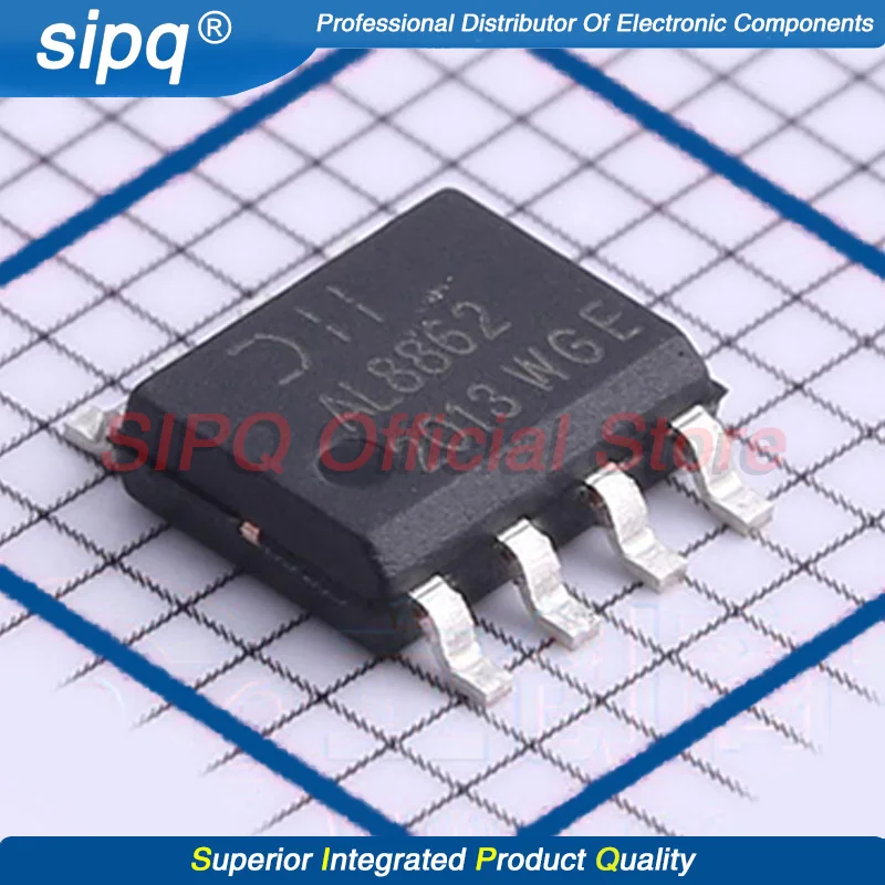 10PCS/LOT AL8862SP-13 AL8862SP SO-8-EP Marking:AL8862 Brand New and Original In Stock Authentic Product