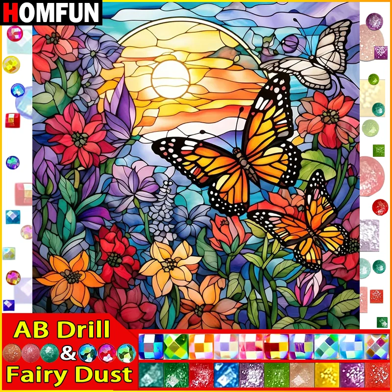 HOMFUN Fairy Dust AB Full Drill Diamond Painting 