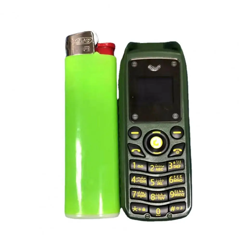 Compact Universal Dual Cards Slots, Mini telefone chave, Dual SIM-Card, 72 Horas Standby Celular, Eletrônica Produto