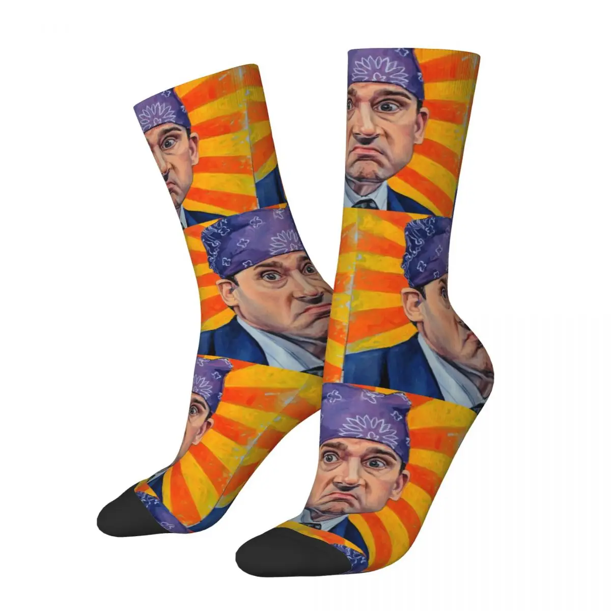 

Michael Scott Prison Mike The Office TV Unisex Winter Socks Outdoor Happy Socks Street Style Crazy Sock