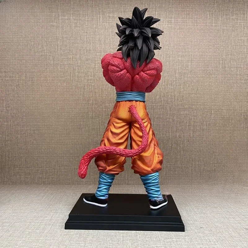 Anime Dragon Ball Z Figurki 32cm Super Saiyan VF Son Goku Doll SSJ4 Model Dwugłowy Zabawki Kolekcja PVC Statuetka Ozdoba Prezent