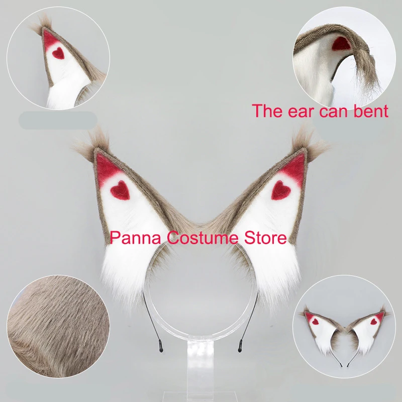 أنيمي هازبين فندق قشر تأثيري أغطية الرأس حفلة النساء قشر زي الدعائم هالوين شيطان الاتفاقية عقال حجم واحد قابل للتعديل #3