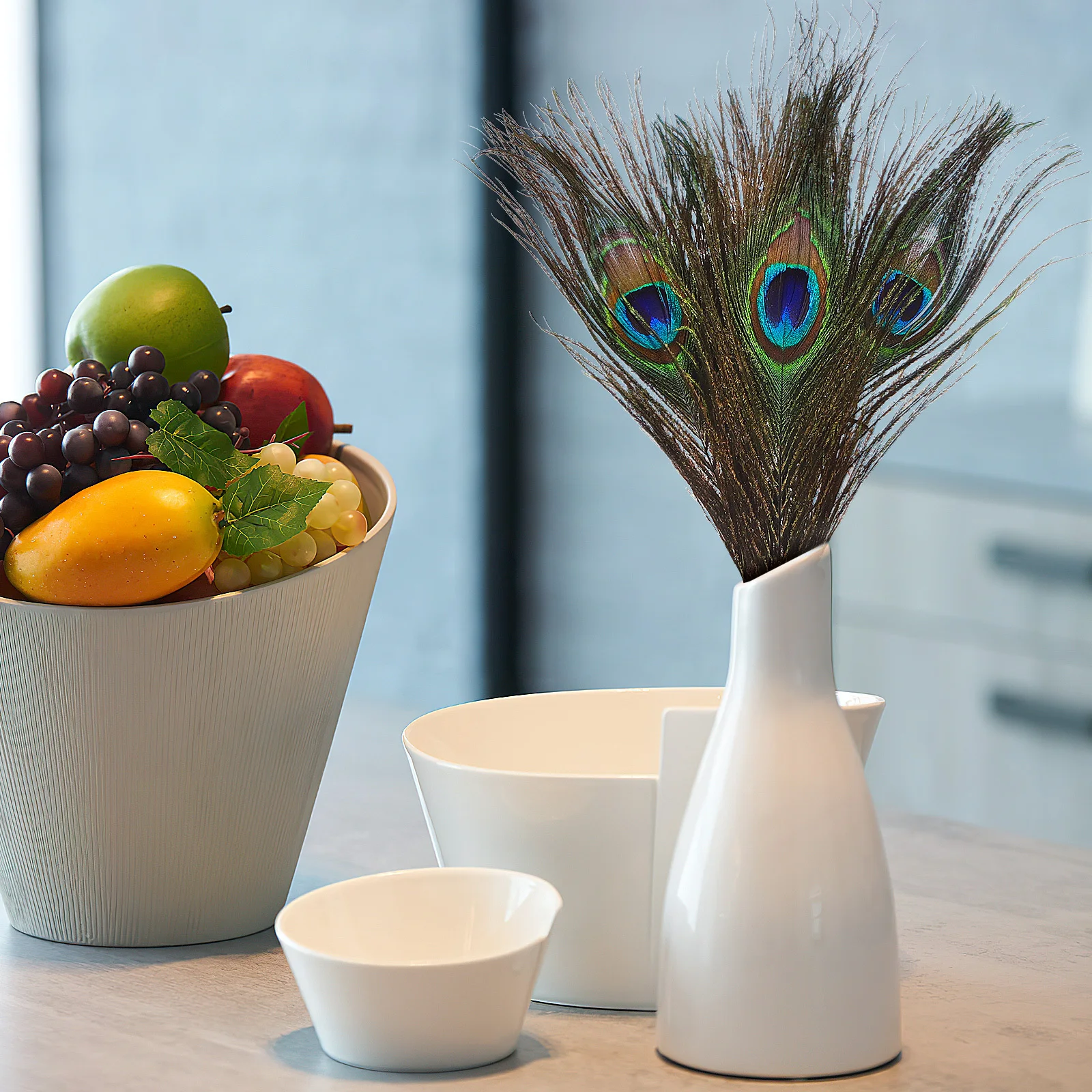 100pcs 25-30Cm Natural Peacock Tail Eye For Craft Art Decor Hat Bridal Jewelry Decoration