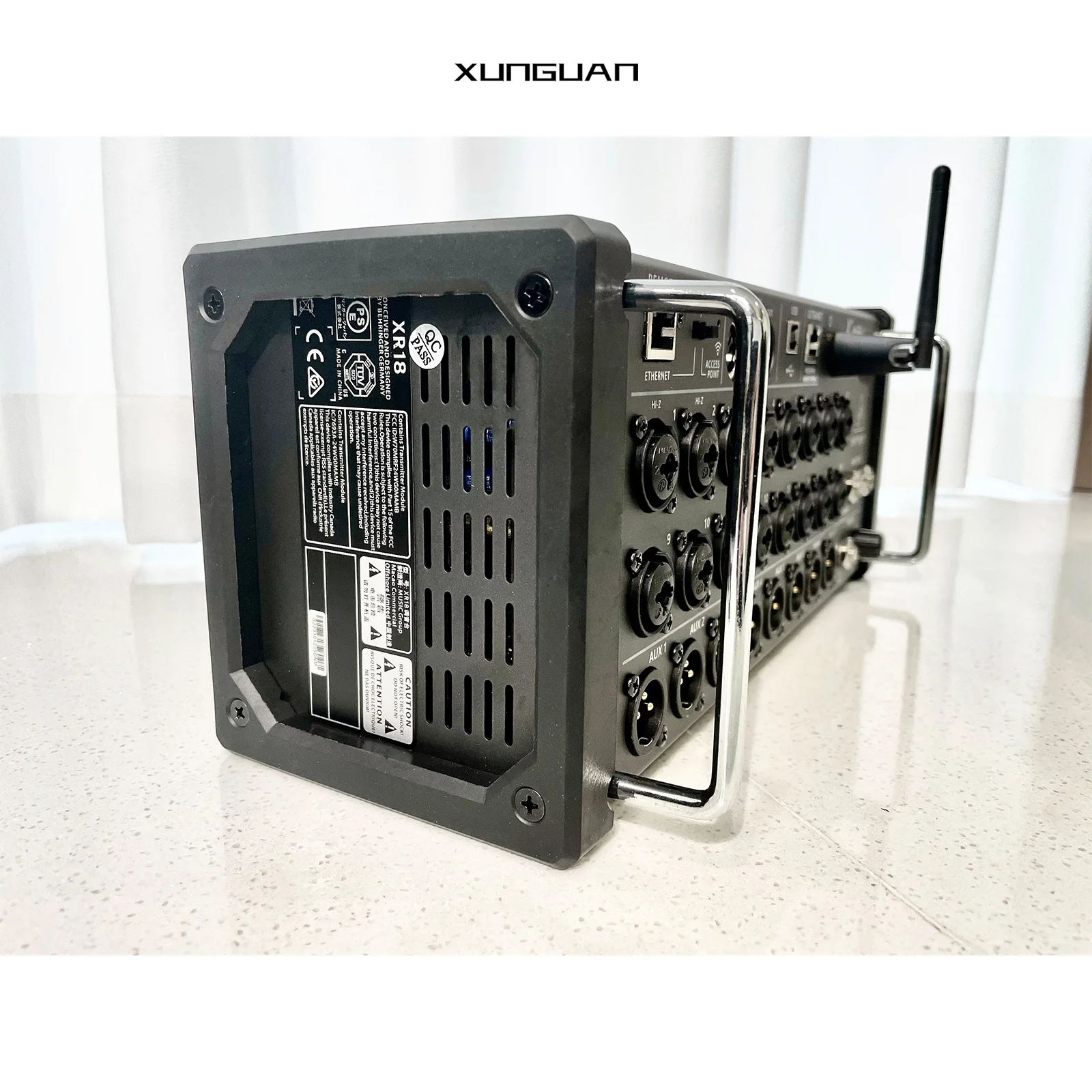 XR12/XR18 с вентилятором, 18-канальный цифровой аудиомикшер, звуковой контроллер Xair18, встроенный модуль Wi-Fi/стереорекордер USB