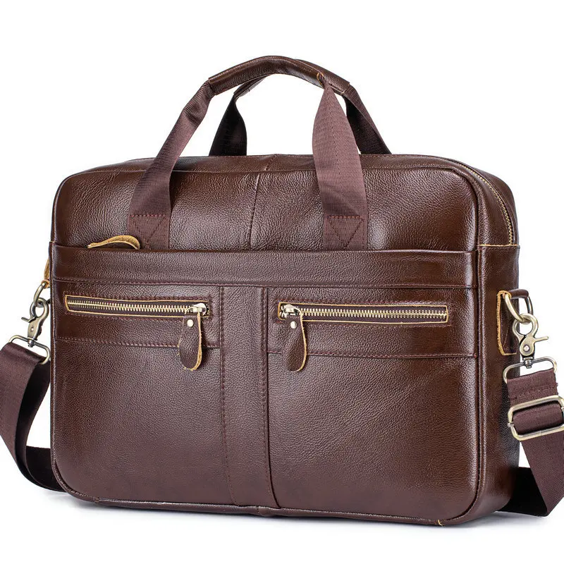 retro-business-genuine-leather-briefcase-14-inch-hand-held-conference-computer-bag-for-men-top-grain-cross-body-cowhide-bag