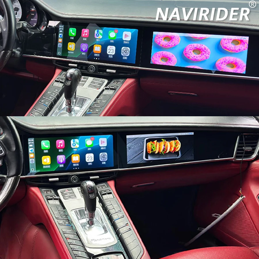 Dual Screen For Porsche Panamera 970 Apply To RHD And LHD Carplay Multimedia Player Auto Radio GPS Navigation Receiver HeadUnit