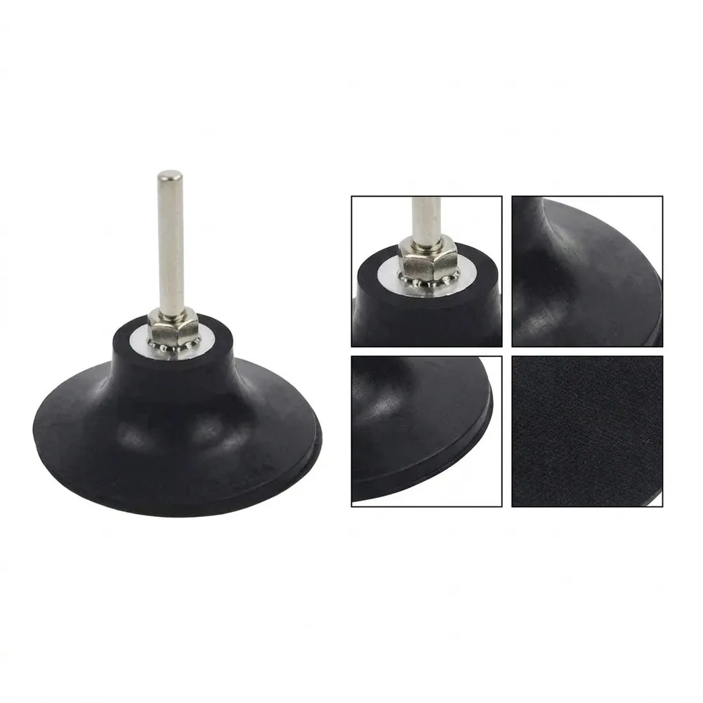 Sanding Disc Mount with 1/4 inch Hex Shank and Aluminum Core Supports 25mm 50mm 75mm Abrasive Discs at High RPM