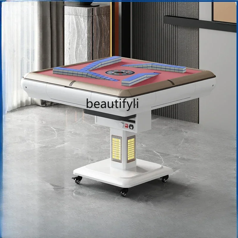 

25LD Mini Roller Coaster Mahjong Machine Automatic Folding Heating Mahjong Table Dining Table Dual-Use Electric