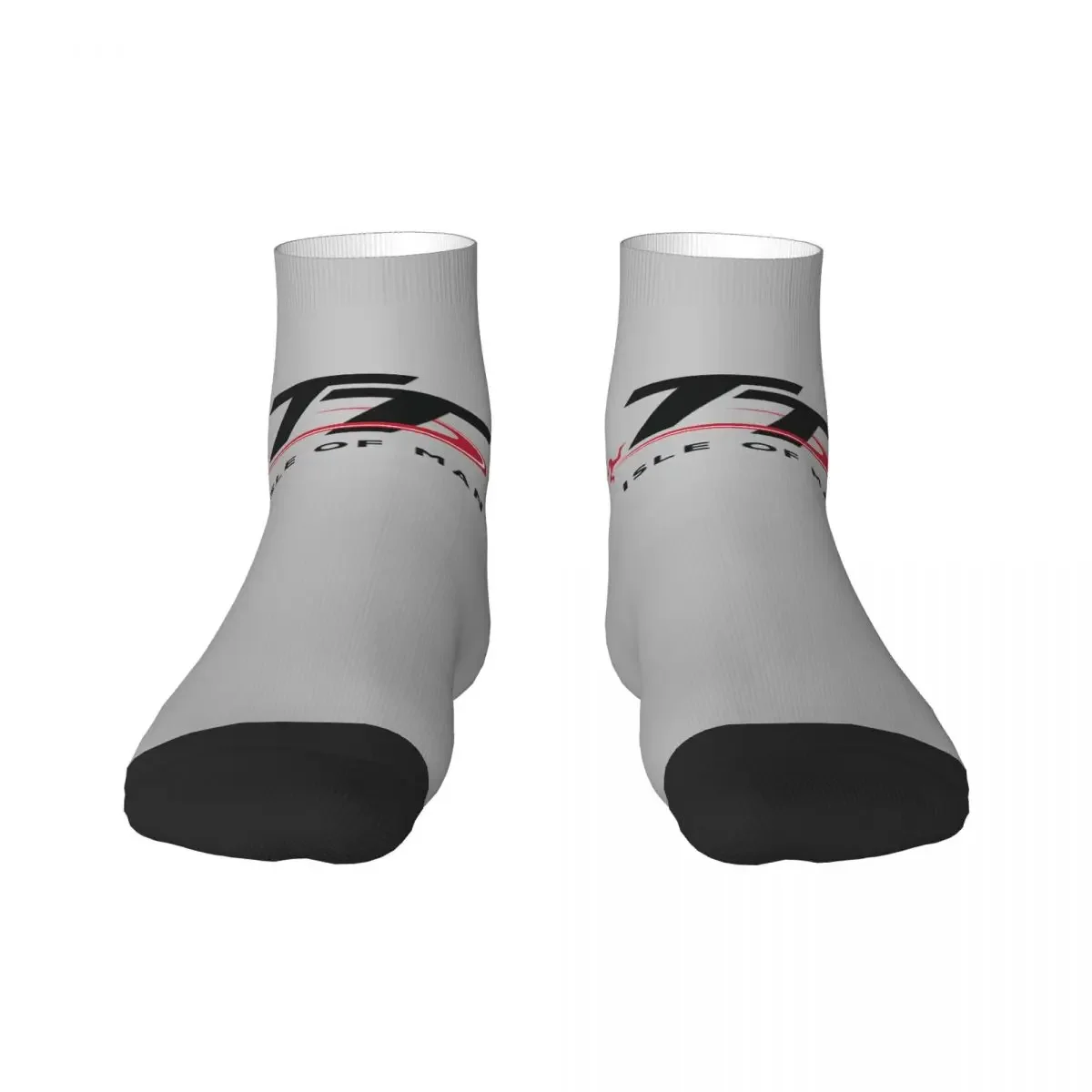 Isle Of Man TT Races Dress Socks Men's Women's Warm Funny Novelty Motorcycle Sport Crew Socks