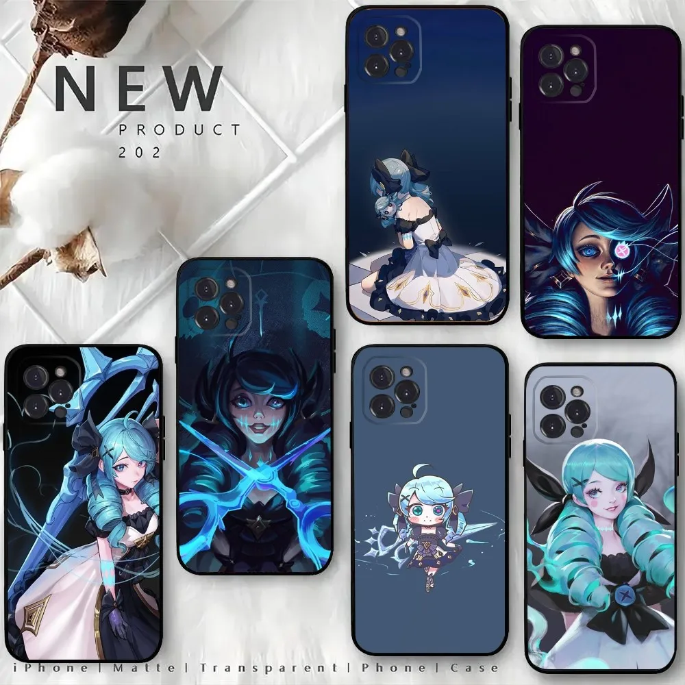 L-LOL The Hallowed Seamstress G-Gwen Phone Case For iPhone15,14,13,12 Mini 11 Pro XR,X,XS,MAX 7,8 Plus Silicone Cover Soft Black