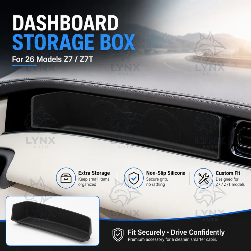 For 26 Models Z7 Dashboard Storage Box, Z7T Silicone Non-Slip Mat, Car Accessories, Custom Fit Automotive Parts