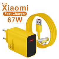 67W USB Fast Charger For Xiaomi 14 13 12 11 Pro Ultra Lite USB A To Type C Quick Charging Phone Data Cable For Redmi Note 13 12