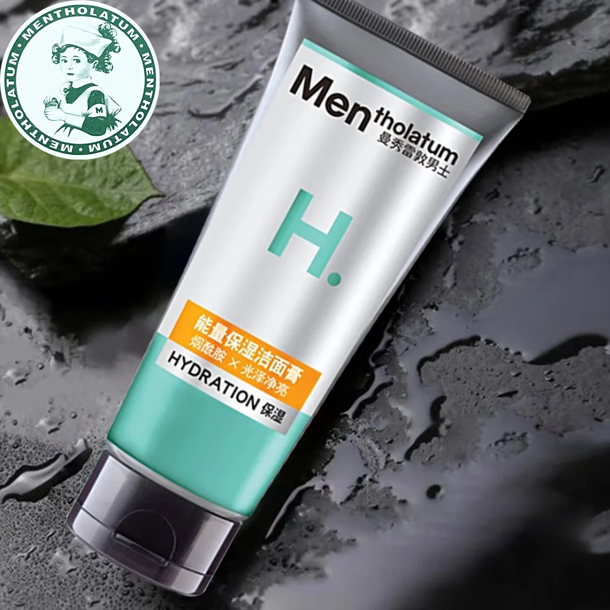 

Mentholatum Men's Energy Moisturizing Face Wash Cream Man's Skin Care Deep Cleansing Lotion Long-lasting Hydrating
