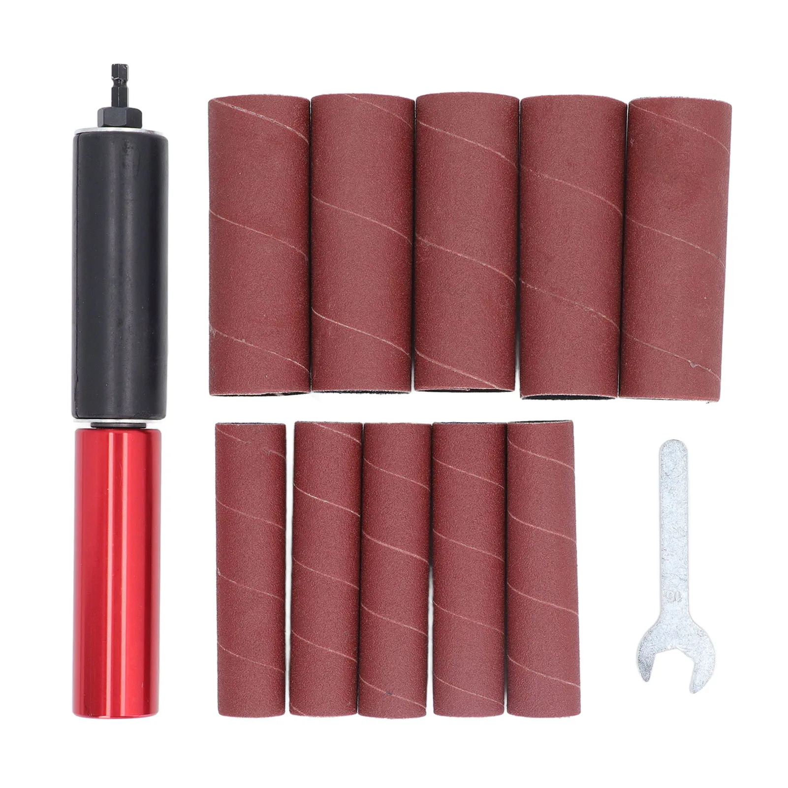 Sanding  Adapter Spindle Sander Adapter 1.5in Mandrel Aluminum Alloy Drill Sanding Mandrel Kit for Wood Metal