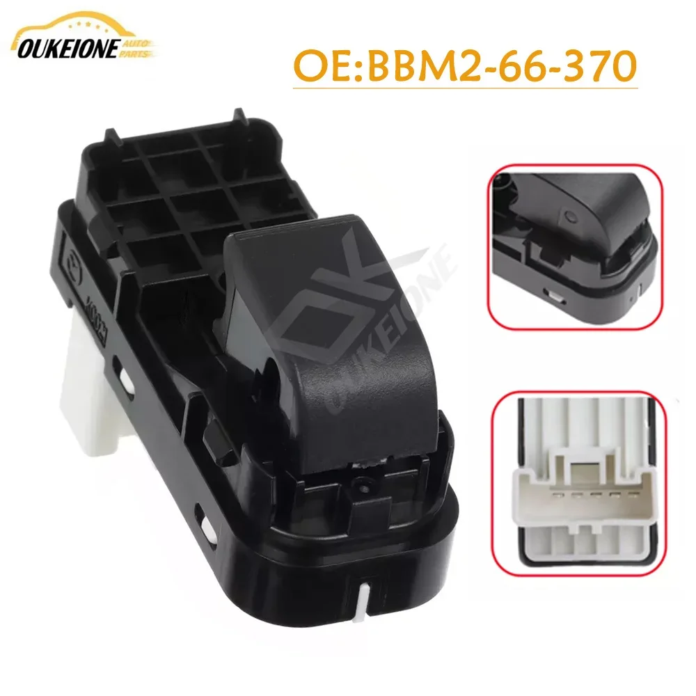 BBM2-66-370 Front Right Passenger Power Window Control Switch Button for 2010 2011 2012 2013 Mazda 3 BBM266370 Car Accessories